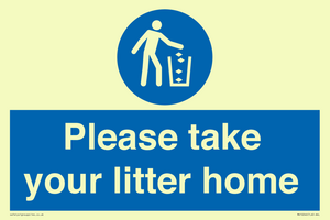 Please take your litter home